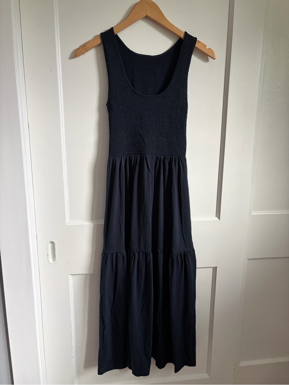 Nation LTD Navy Smocked Maxi Dress - Picture 5 of 9